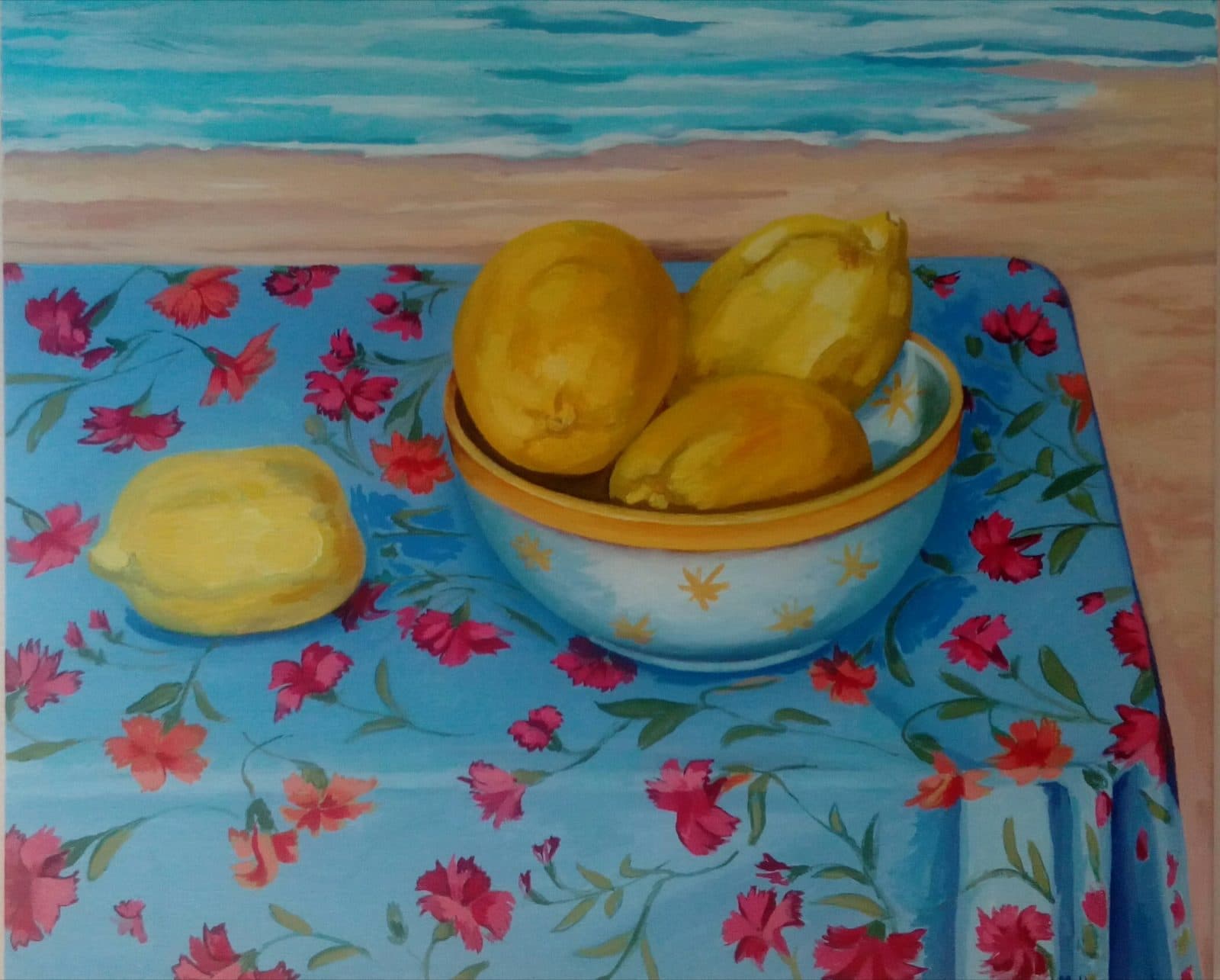 Limones y clavelinas - miniatura 2