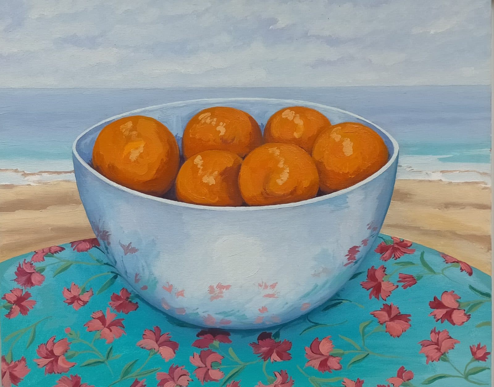 Naranjas y clavelinas