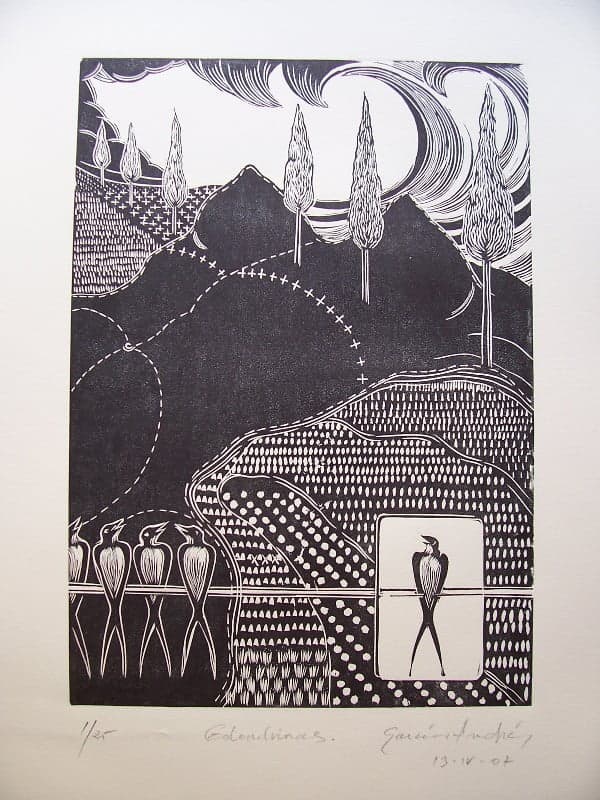Paisaje con golondrinas - ForLoveAtArt
