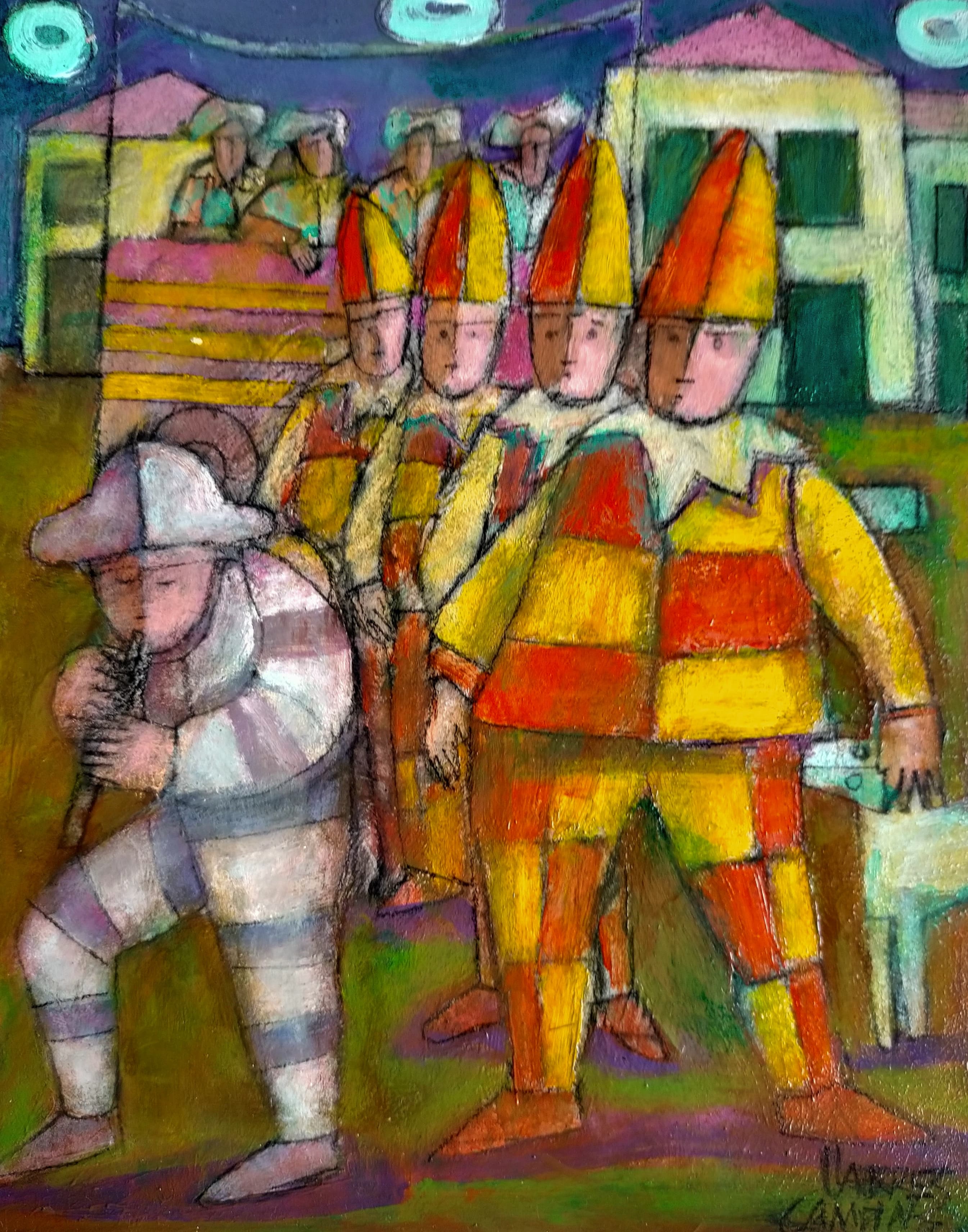 Un músico en el carnaval