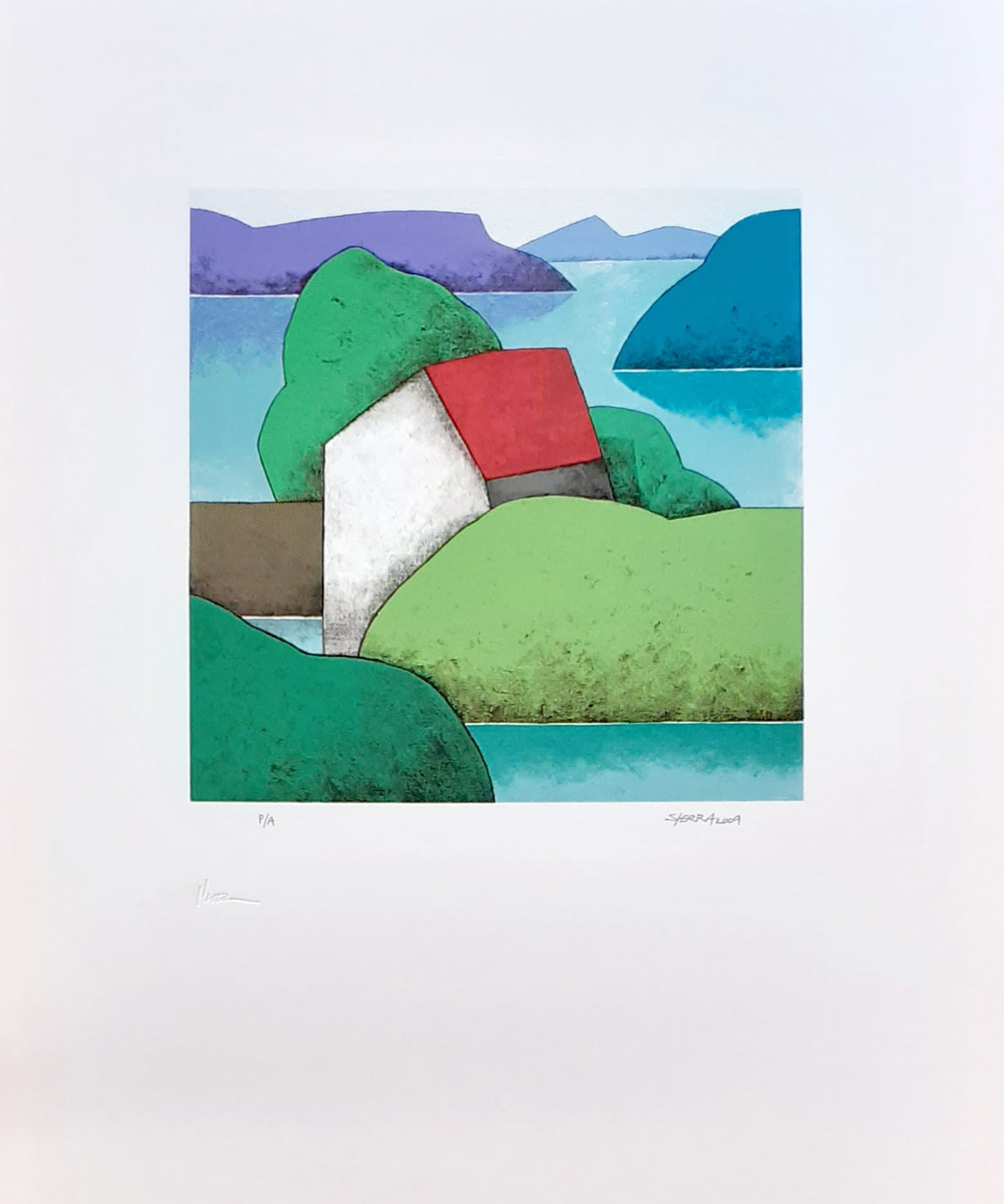 Desde la ventana, Carpeta de tres serigrafías