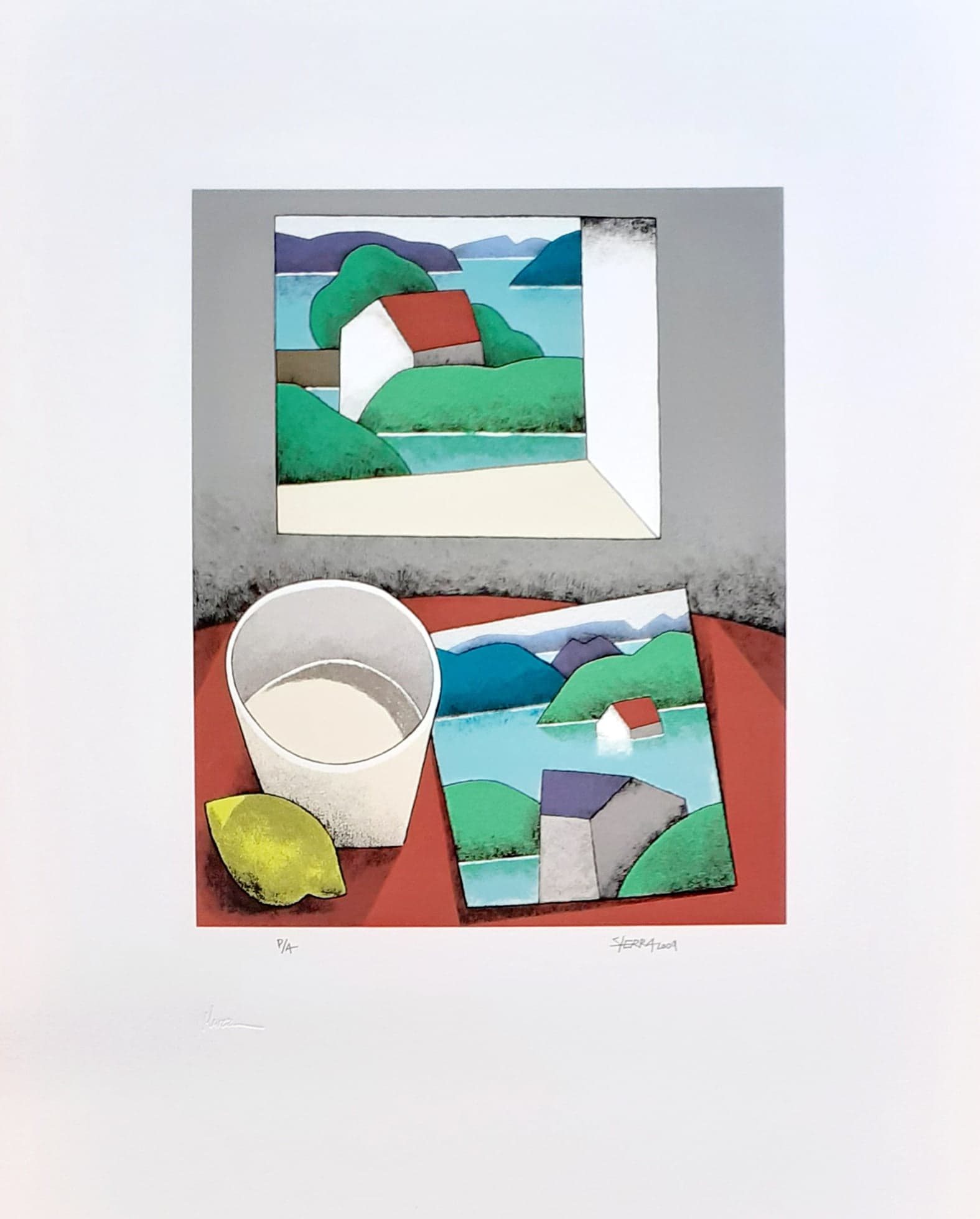Desde la ventana, Carpeta de tres serigrafías - miniatura 3