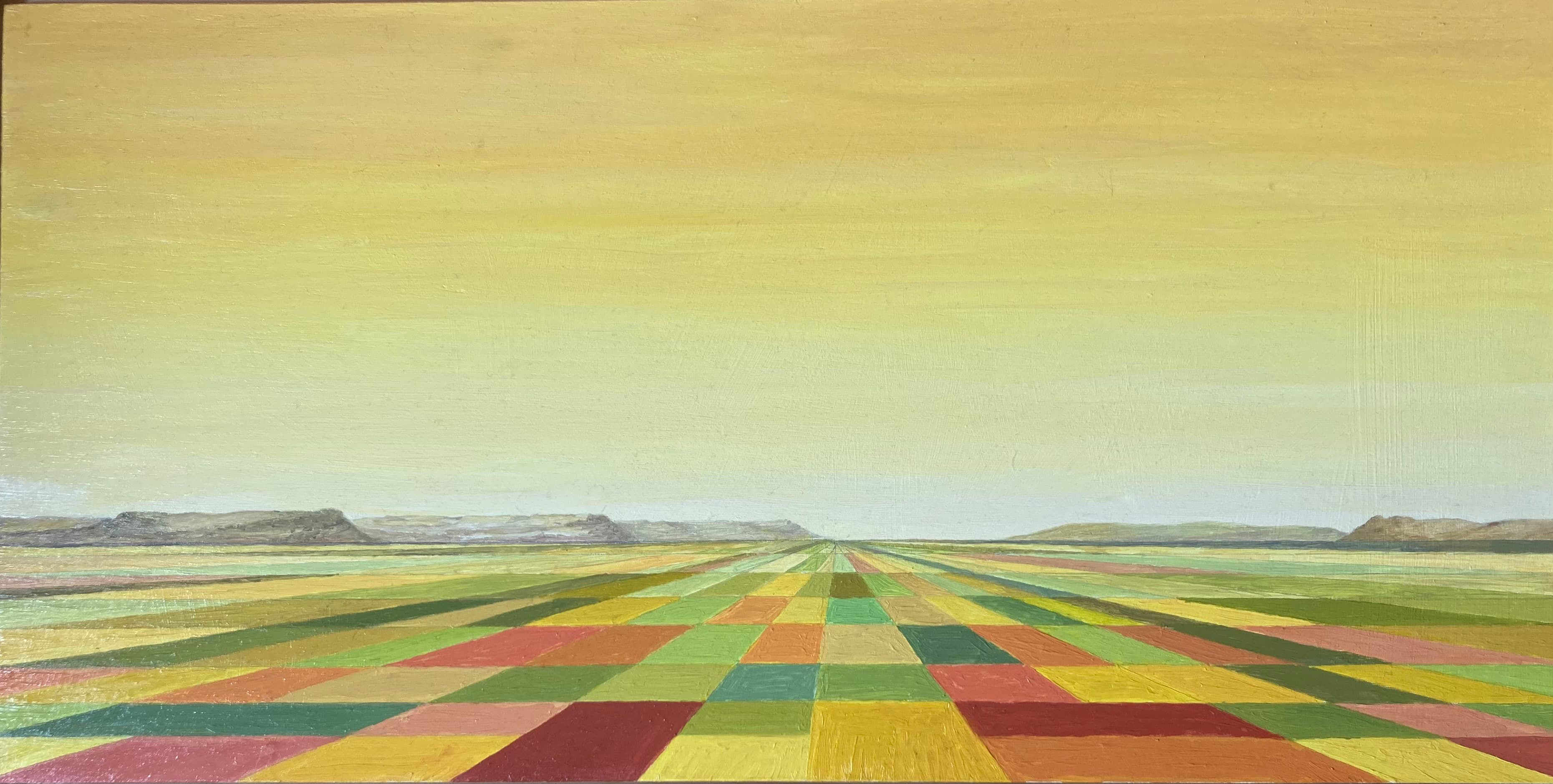 Campos de cultivo y cerros