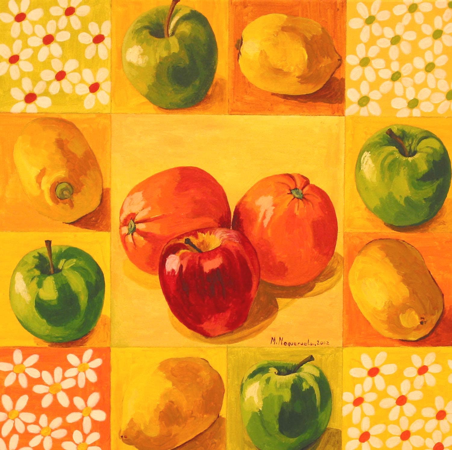 Frutas y margaritas - ForLoveAtArt