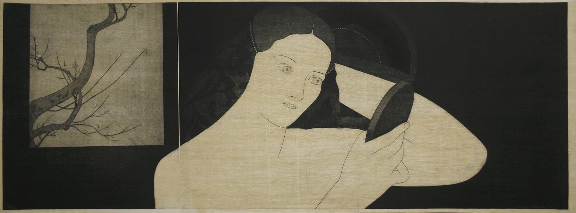 Mujer con espejo